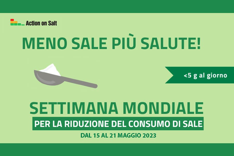 Settimana mondiale per la riduzione del consumo di sale