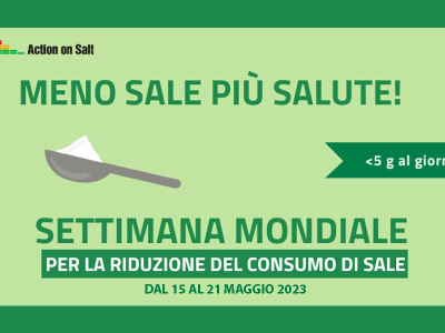 Settimana mondiale per la riduzione del consumo di sale